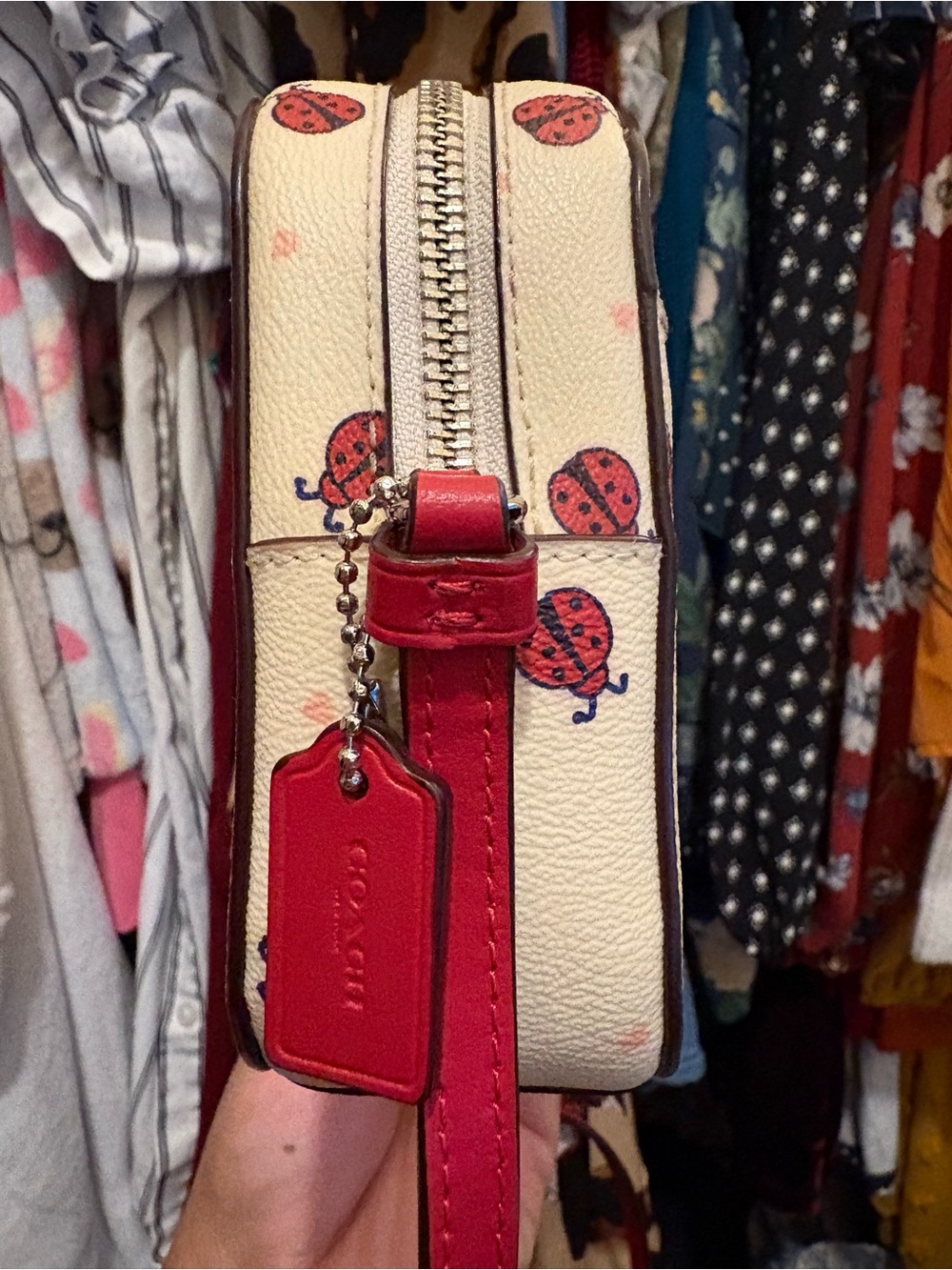 Coach | Mini Camera Bag | Lady Bug Print - Picture 5 of 13